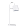 Lampe métal blanc orientable 