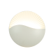 Applique métal blanc coquillage IP54