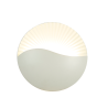 Applique métal blanc coquillage IP54