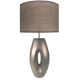 Lampe Eye cuivre abat-jour marron