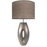 Lampe Eye cuivre abat-jour marron