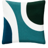 Coussin bleu/vert 45*45 