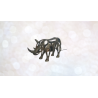 Lampe métal doré rhino