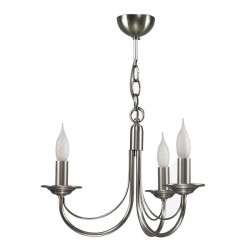Chatelet lustre 3 lumières Nickel LUCHAT3NI