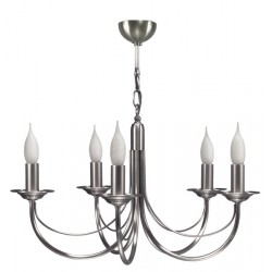 Chatelet lustre 5 lumières nickel LUCHAT5NI