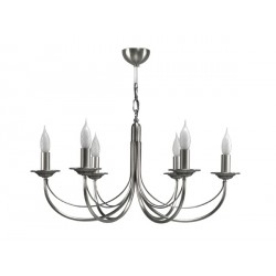 Chatelet lustre 6 lumières NIckel LUCHAT6NI