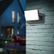 Applique anthracite détecteur 10 w 1000lm