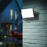 Applique anthracite détecteur 10 w 1000lm
