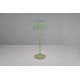 Lampe à poser rechargeable métal vert 200lm IP44