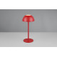 Lampe à poser rechargeable rouge 240lm IP44