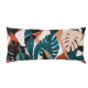 Coussin imprimé jungle Blue extérieur 35*75