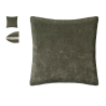 Coussin velours vert 55*55