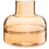 Vase verre ambré H24