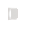 Applique métal blanc 6w 560lm carré