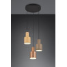 Suspension 3L taupe/beige/café 