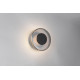 Applique noir verre fumé 10w 1100lm SDIM