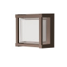 Applique carré rouille CCTS 1200lm 15w
