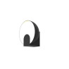 Applique rond noir 5w 400lm