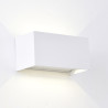 Applique rectangle double 4*6w 2200lm blanc