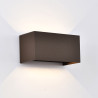Applique rectangle double 4*6w 2200lm rouille