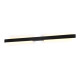 Applique rectangle long noir 24w 2300lm