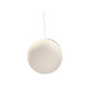 Suspension boule pl blanc D35