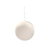 Suspension boule pl blanc D35