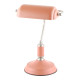 Lampe banquier métal terracotta/acier