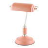 Lampe banquier métal terracotta/acier
