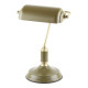 Lampe banquier métal kaki/doré