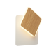 Applique 2C 1100lm blanc/bois orientable