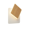 Applique 2C 1100lm blanc/bois orientable
