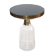 Selette métal doré/noir verre D41 