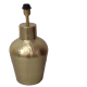 Pied de lampe doré martelé H40