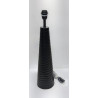 Pied de lampe métal noir H57