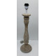 Pied de lampe manguier blanc 
