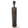 Pied de lampe manguier marron H55