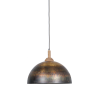 Suspension métal brule doré bois D35 