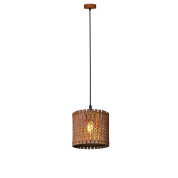 Suspension bois café vague D18